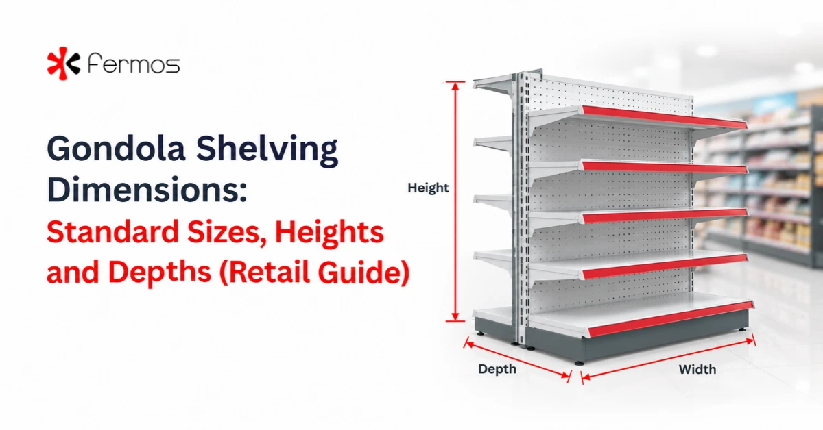 Gondola Shelving Dimensions: Standard Sizes, Heights and Depths (Retail Guide)